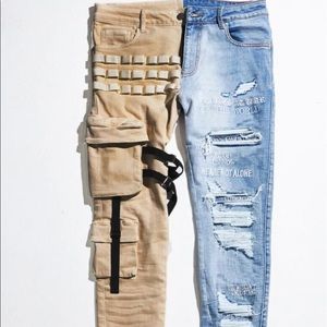 Embellish denim jean